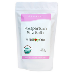 Herb Lore Postpartum Sitz Bath – USDA Organic - Soothing Herbal Care for Perineal Comfort