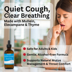 Quiet Cough Tincture – Cough and Lung Support for Kids and Adults