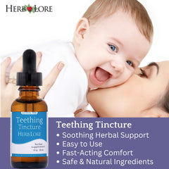 Herb Lore Teething Tincture Herbal Remedy