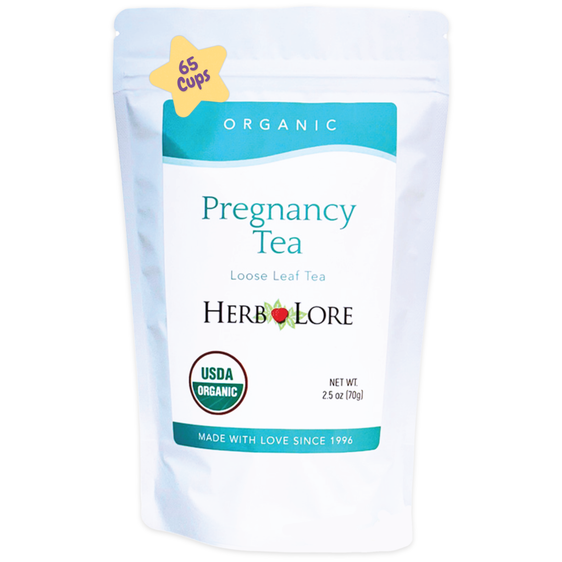 Organic Pregnancy Tea with Red Raspberry Leaf