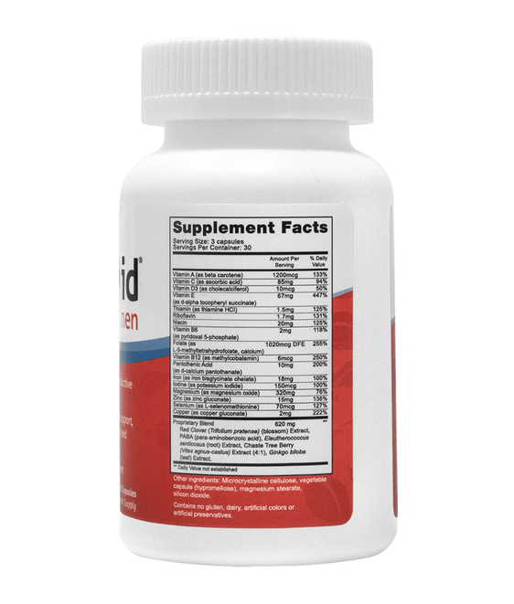 Fertilaid for Women Supplement Facts